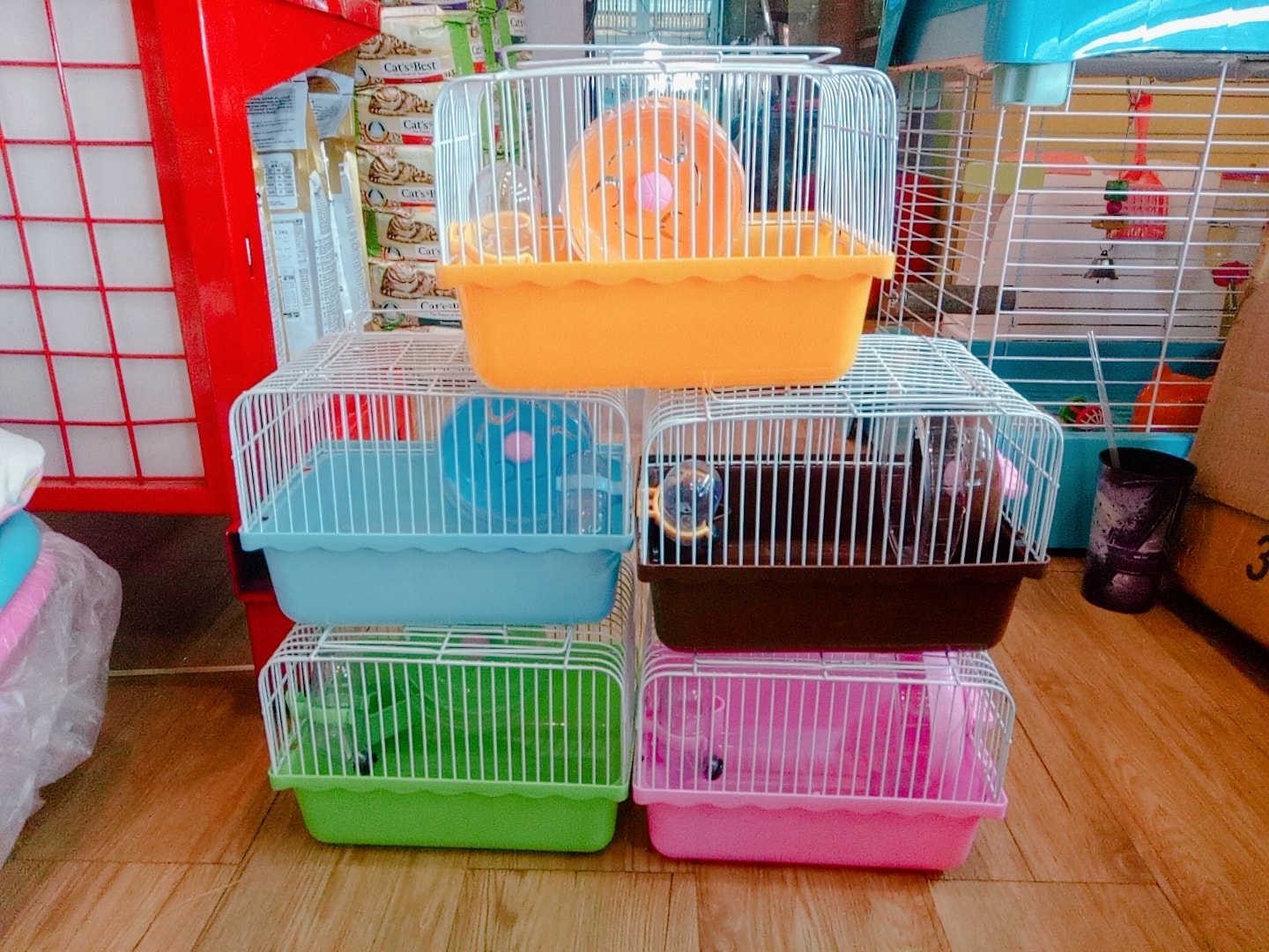 tổng hợp các mẫu lồng sắt nuôi hamster (mini, hoàng tử, eskimo, ngăn đôi,homestay,...) - T3 PETS SHOP