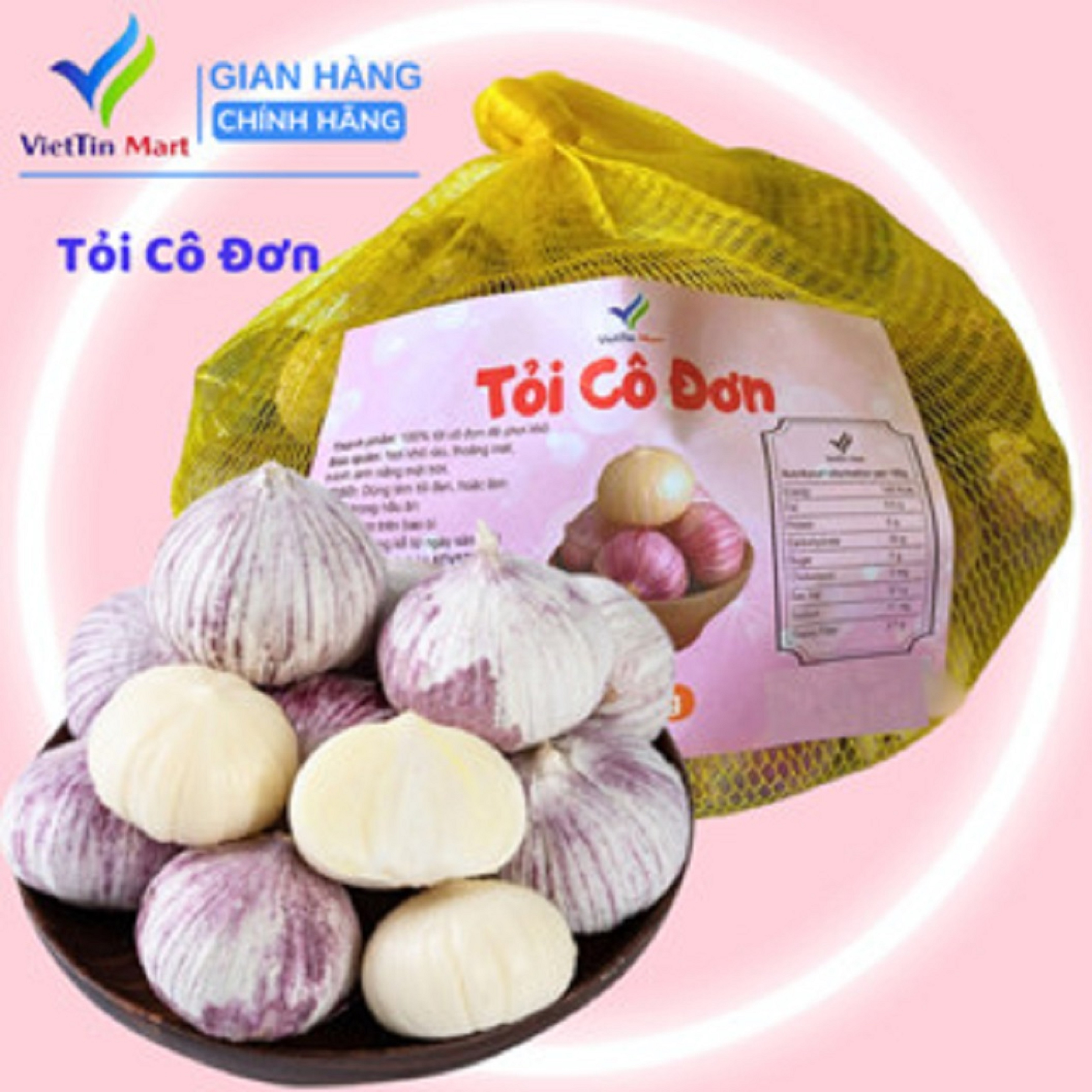 Combo 1kg Tỏi Cô Đơn Tỏi Đen VIETTINMART