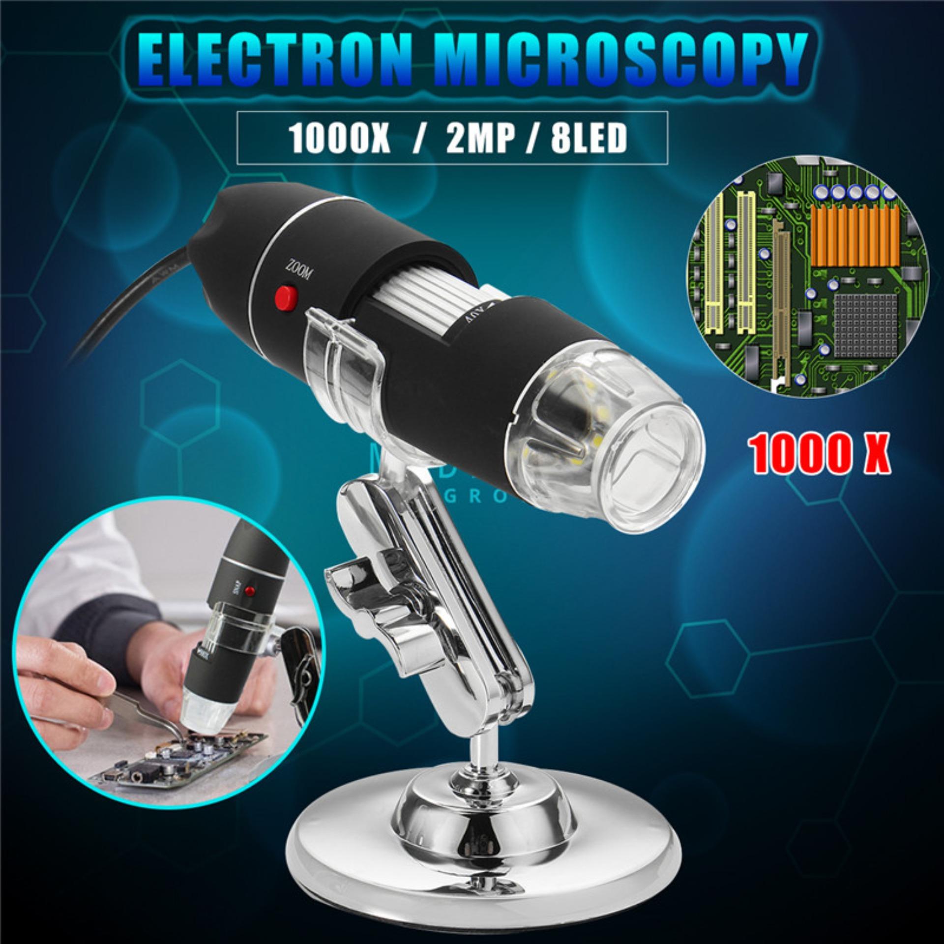 1000X 8LED Zoom Kỹ Thuật Số Kính Hiển Vi Điện Tử Cầm Tay USB Camera Nội Soi-quốc tế