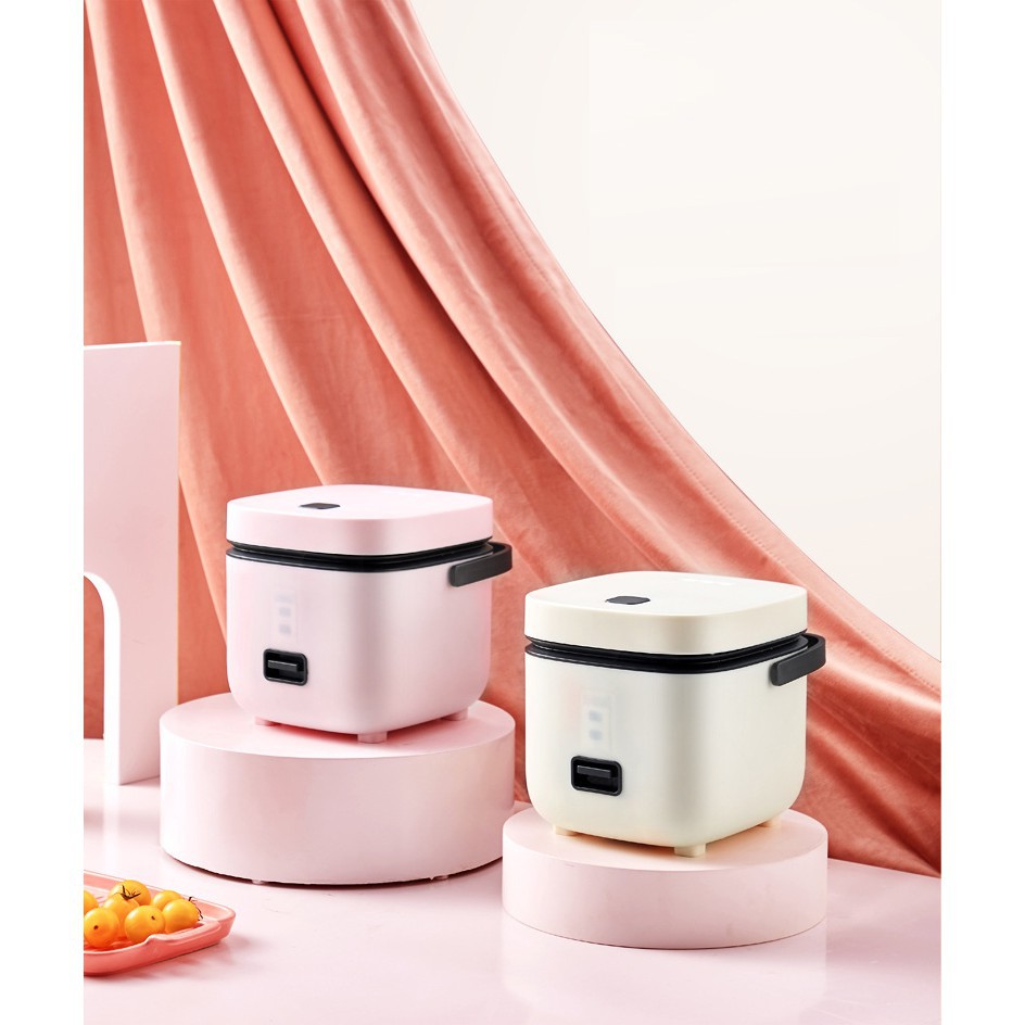 (HOẢ TỐC)Nồi Cơm Điện Mini Đa Năng JIASHi 1.2L (Nấu cơm, nấu cháo, hầm , hấp)