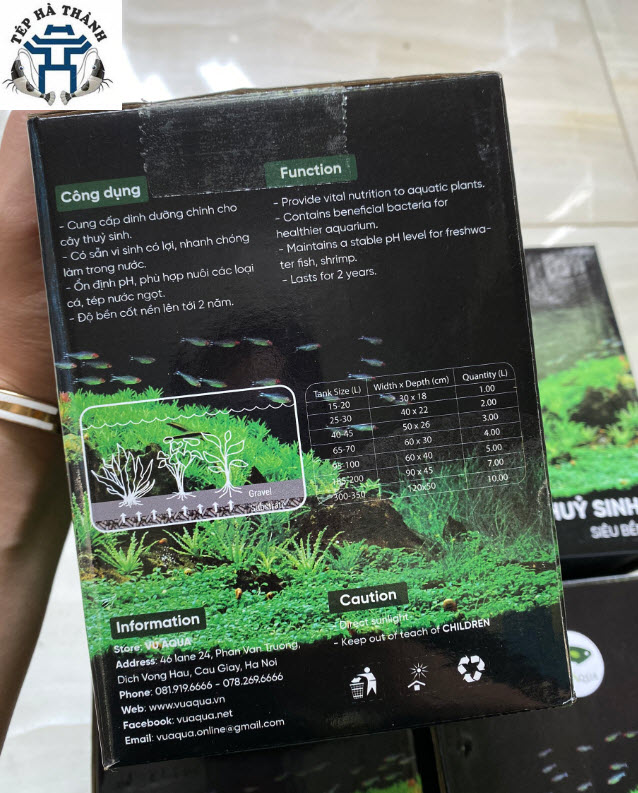 [Hoàn Tiền 10%] Cốt Nền Thuỷ Sinh Vũ Aqua 2L
