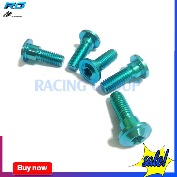 [HCM]Ốc GR5 8li20 Siêu Cứng Gắn Đĩa Xe Máy Titan Và Lục Bảo (1 con)