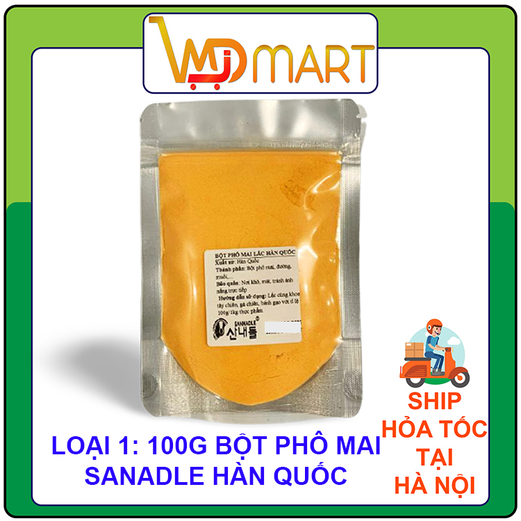 Bột phô mai lắc Hàn quốc gói 100g