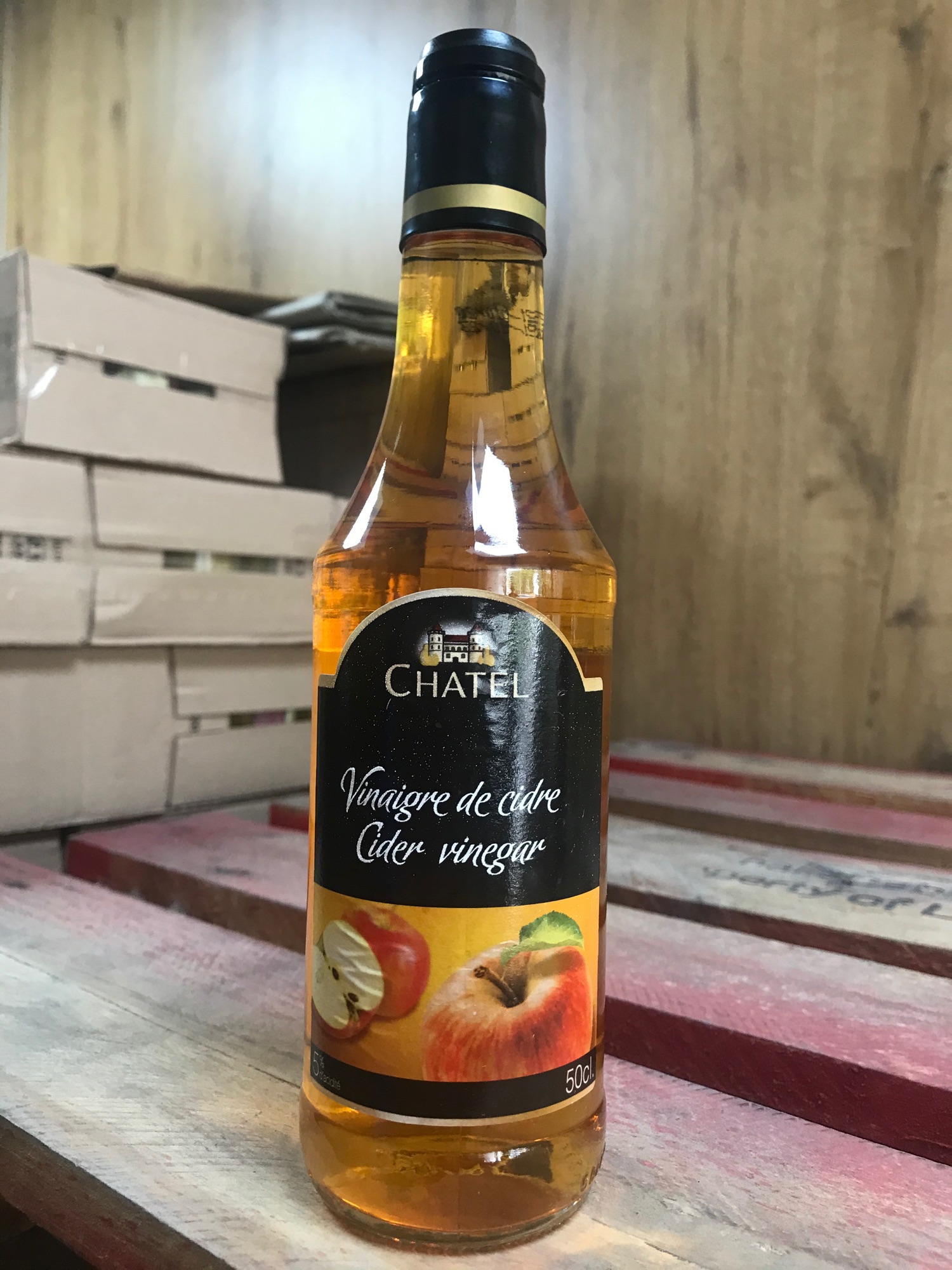 Giấm Táo Chatel Nhập Khẩu Pháp 500ml
