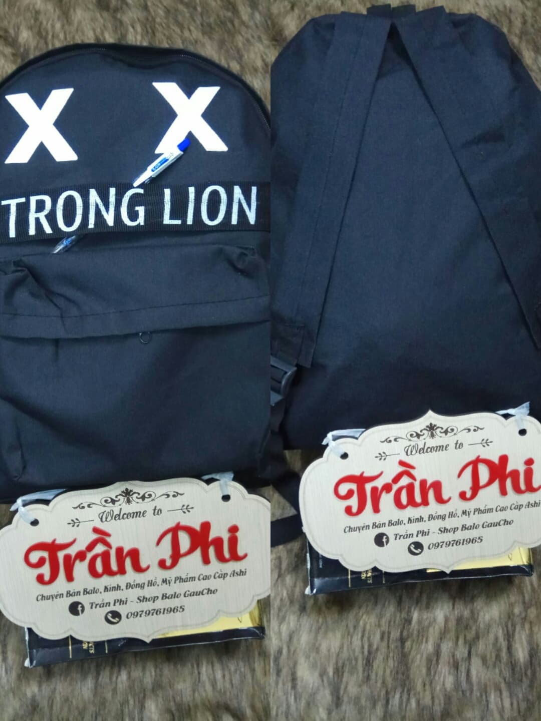 [XÃ KHO] Balo A4 Mẫu Strong Lion (kèm ảnh thật có bảng tên)