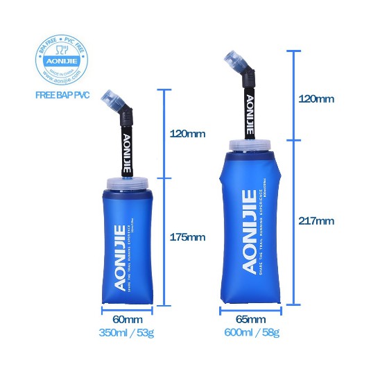 Bình nước thể thao mềm có vòi AONIJIE SD13