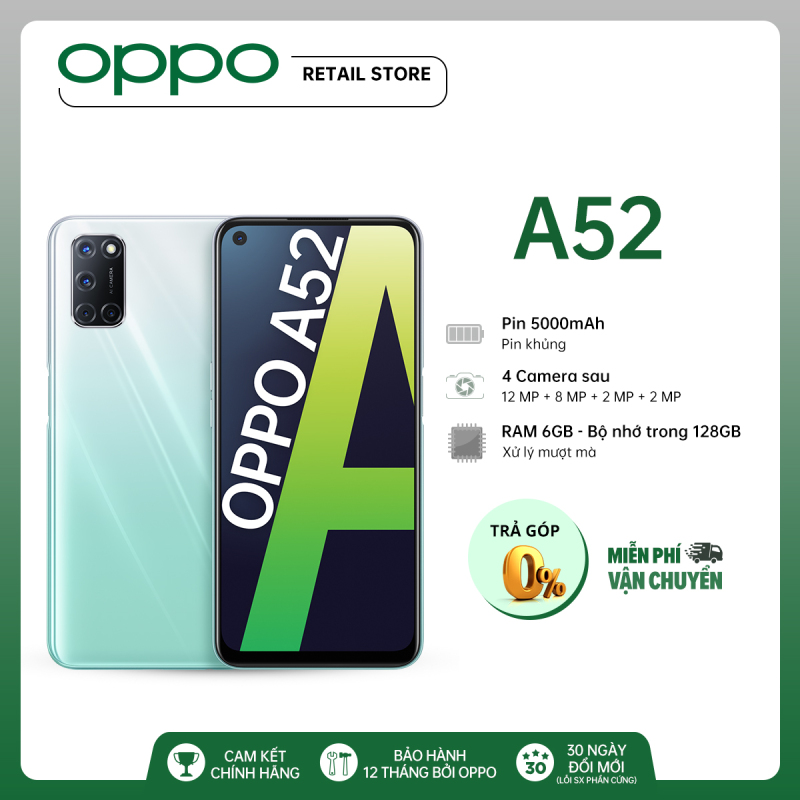 Điện thoại Oppo A52 (6GB/128GB)