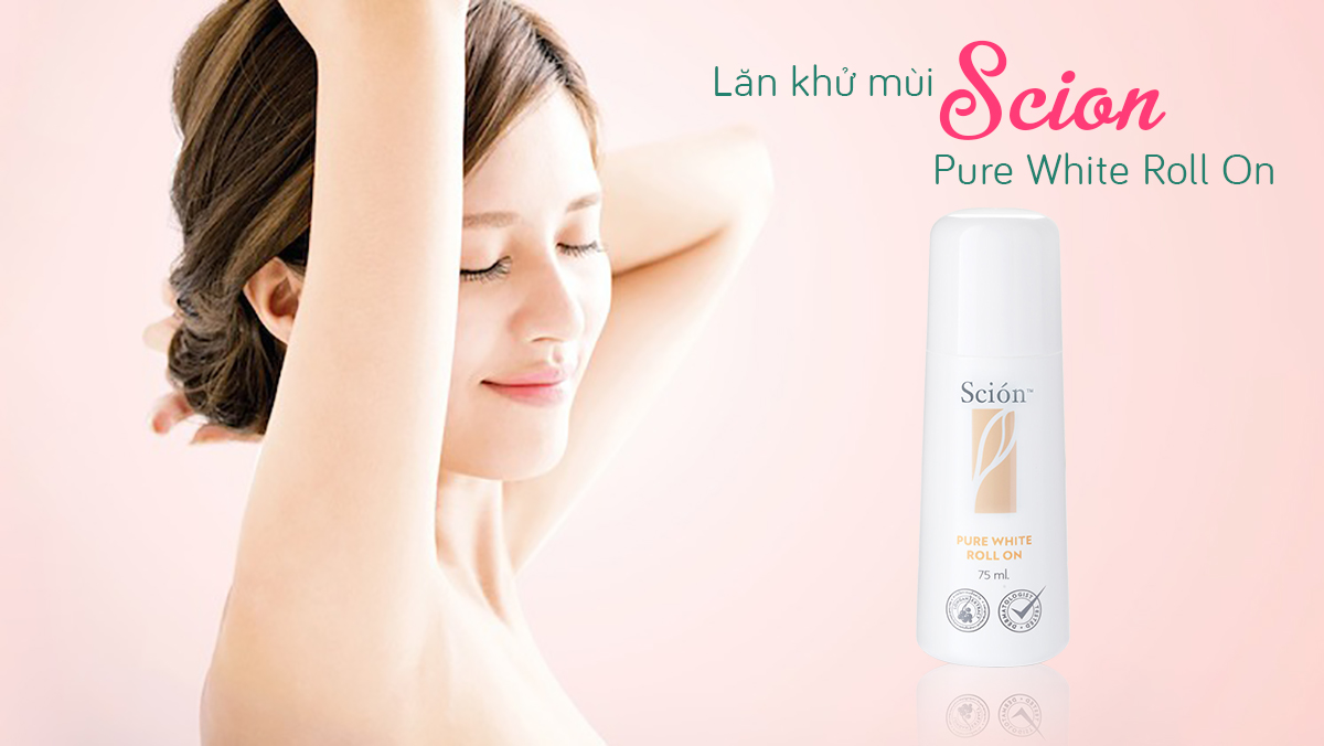 Lăn khử mùi Scion dưỡng trắng mờ thâm