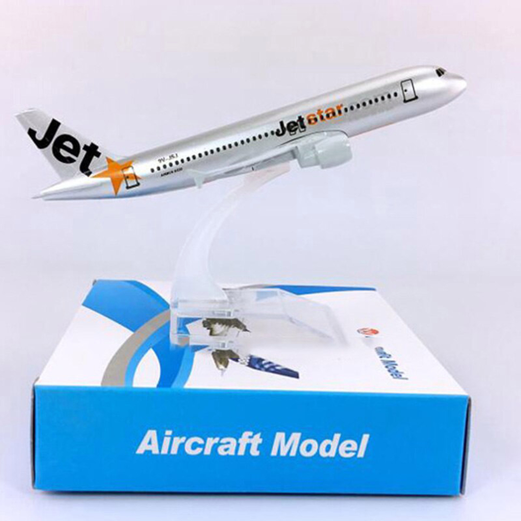 Máy bay Jestar mô hình kim loại 16cm