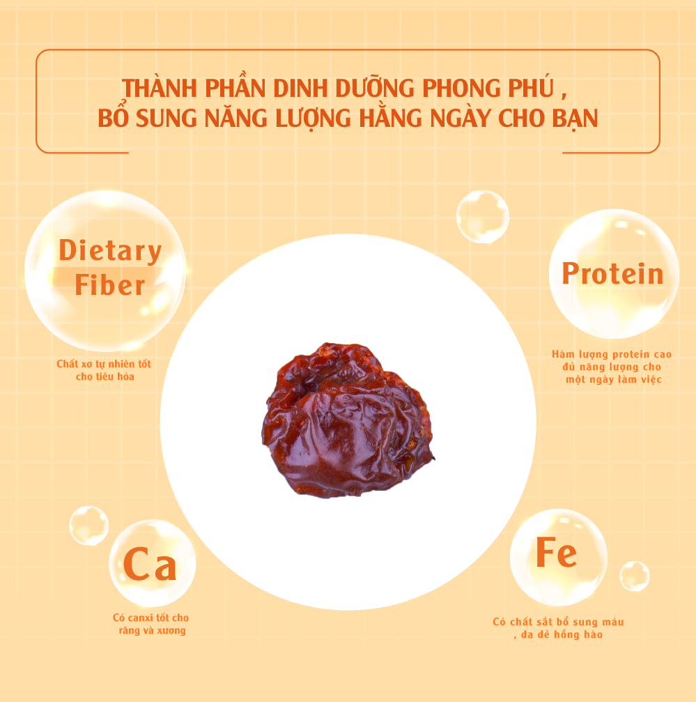 [Chính hãng] Anh đào khô nhập khẩu 100g Dan D Pak