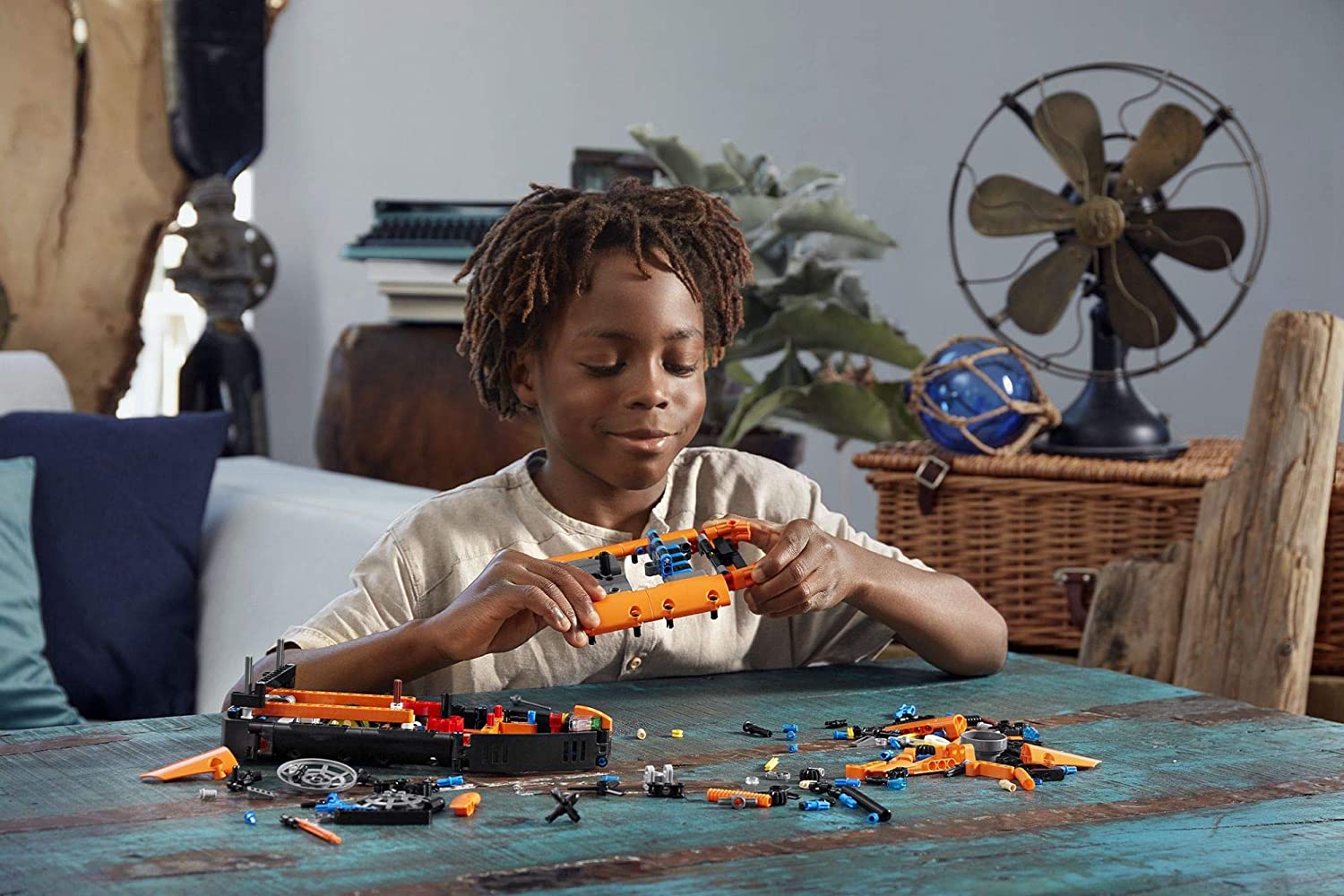 Đồ chơi LEGO TECHNIC - Ca nô Đệm Khí Cứu Hộ - 42120