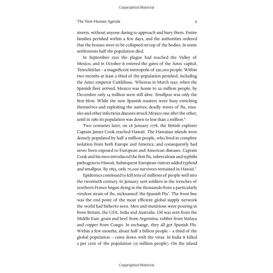 Sách Ngoại Văn: Homo Deus ( Phiên Bản: Tiếng Anh - Khổ Lớn)
