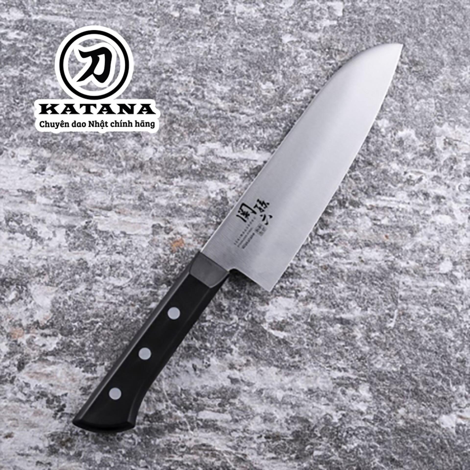Dao bếp Nhật cao cấp KAI Wakatake Santoku - Dao thái đa năng AB5420 (165mm)