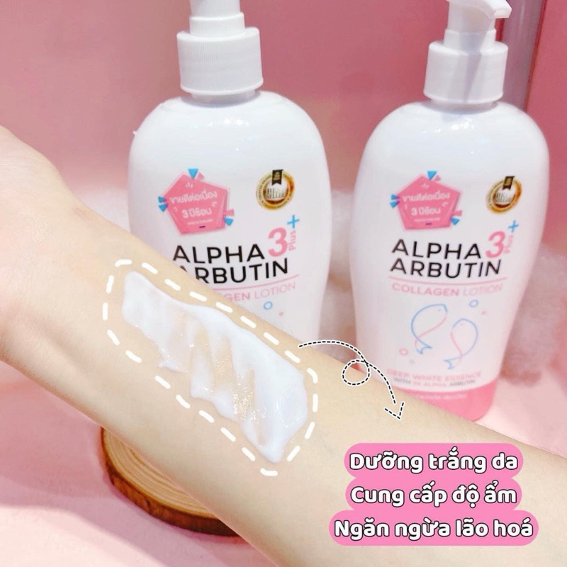 Sữa Dưỡng Trắng Da Alpha Arbutin Collagen Lotion 500g - Chăm Sóc Cơ Thể Cao Cấp