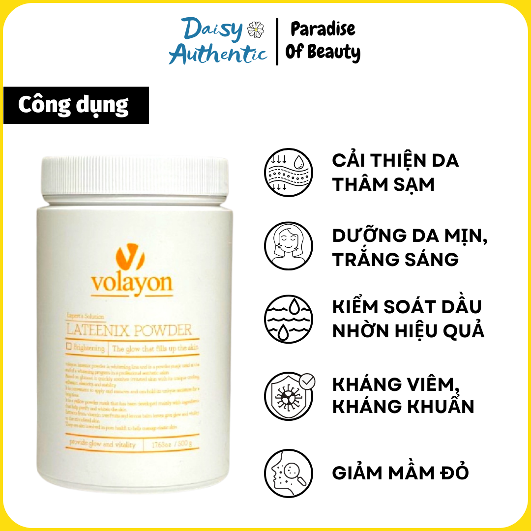 Mặt Nạ Mask Volayon Powder (Hủ chiết/Full-size 500gr)