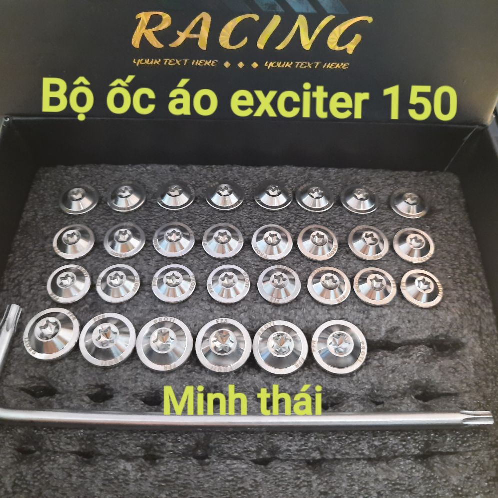 [HCM]ốc áo exciter 150 ( bộ 30con)