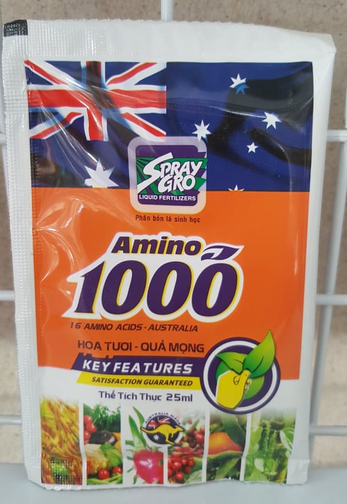 Phân bón lá amino 1000 - gói 25ml