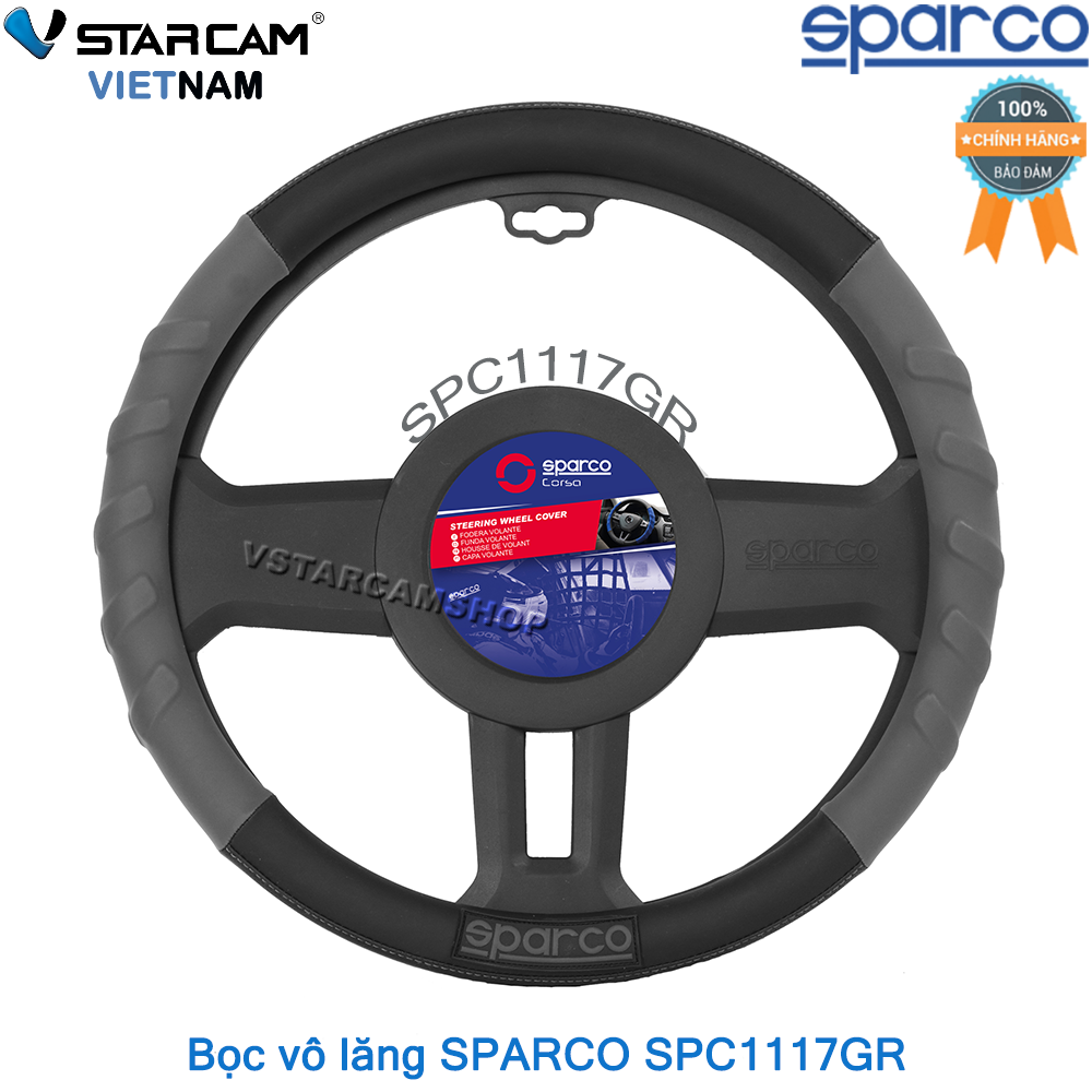Bọc vô lăng cao cấp chính hãng Sparco SPC1117