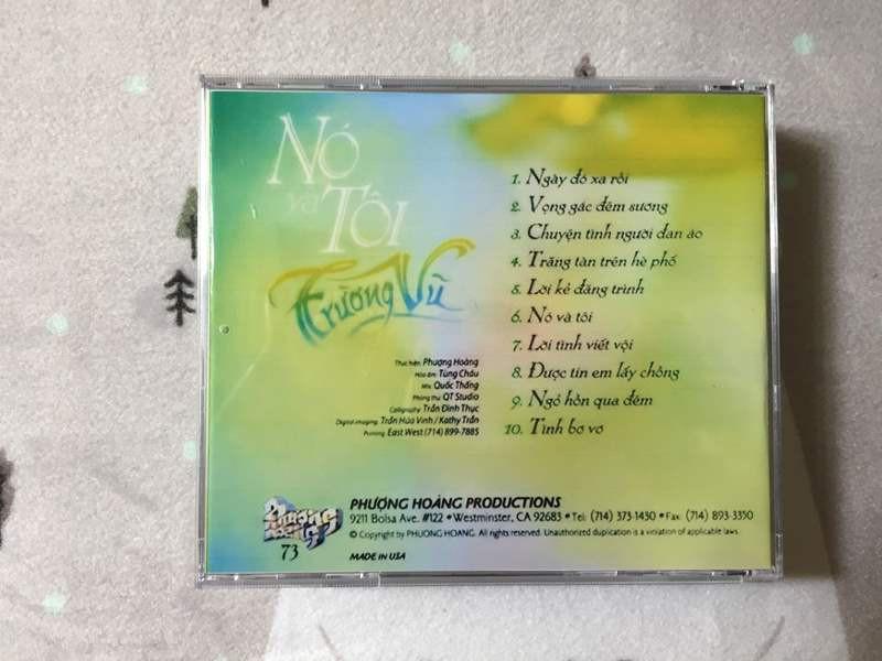 [HCM]CD-Phượng Hoàng : Trường Vũ - Nó Và Tôi