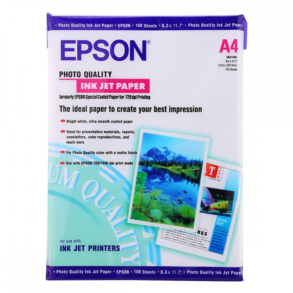 [HCM]GIẤY IN MÀU EPSON A4 130gsm,xấp100 TỜ