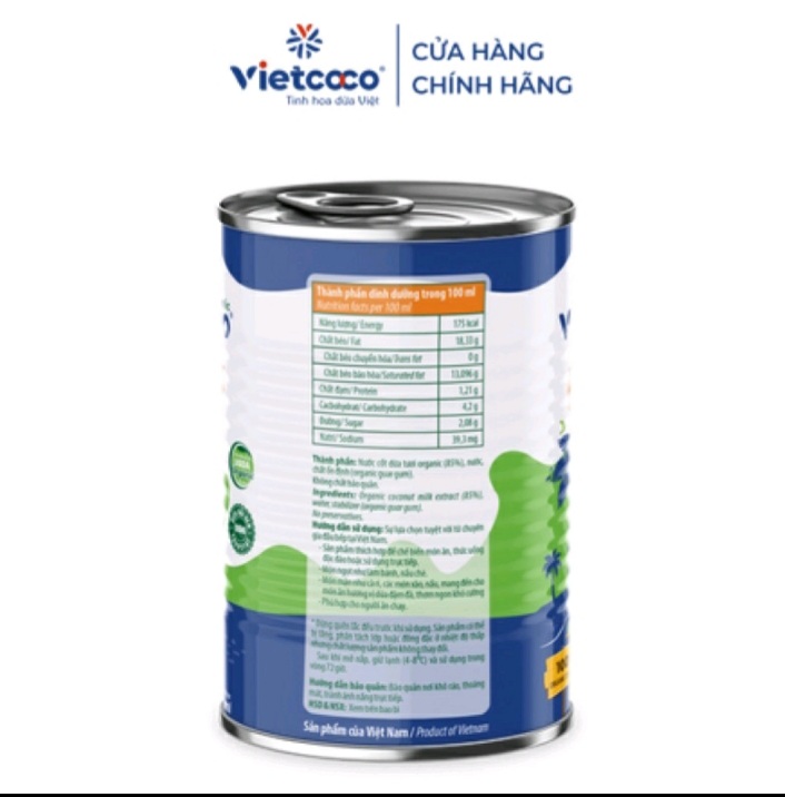 Nước cốt dừa VietCoco lon 400ml