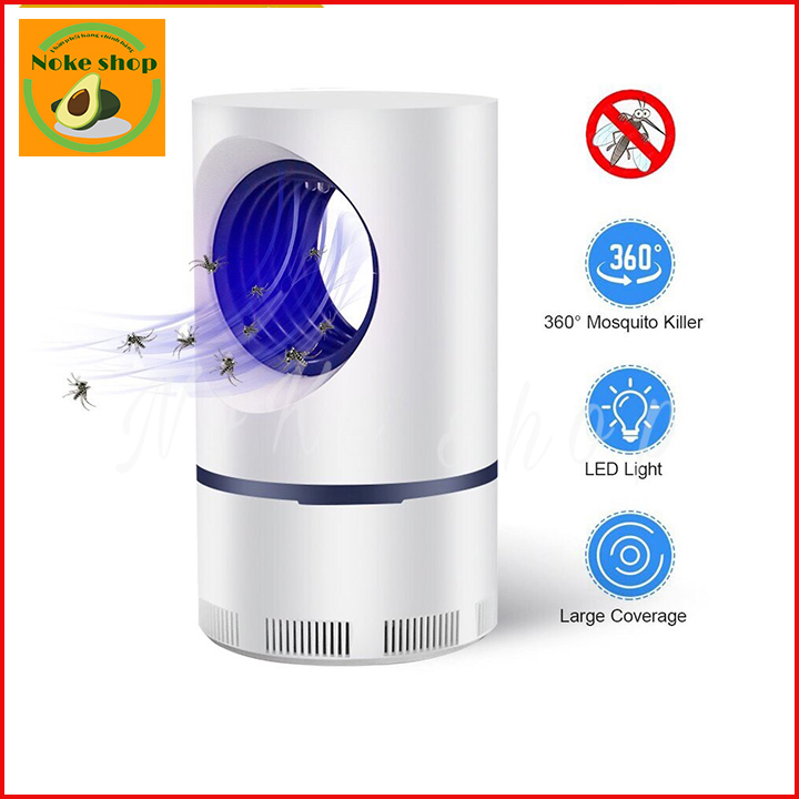 Đèn bắt muỗi, hình trụ, cắm cổng usb thông minh