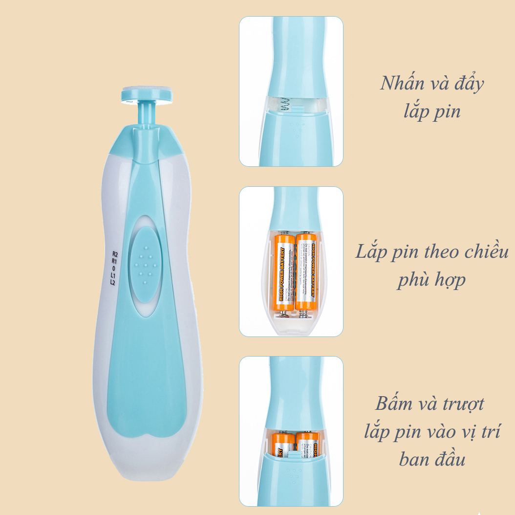 Máy cắt dũa móng tay điện đa năng cho bé