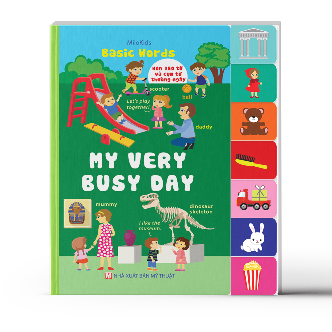 Sách: basic words – my very busy day
