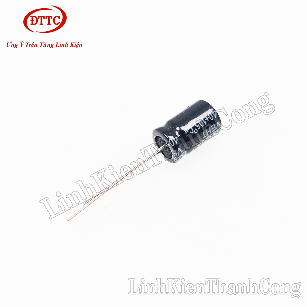 Tụ Hóa 220uF 50V (8x12mm)