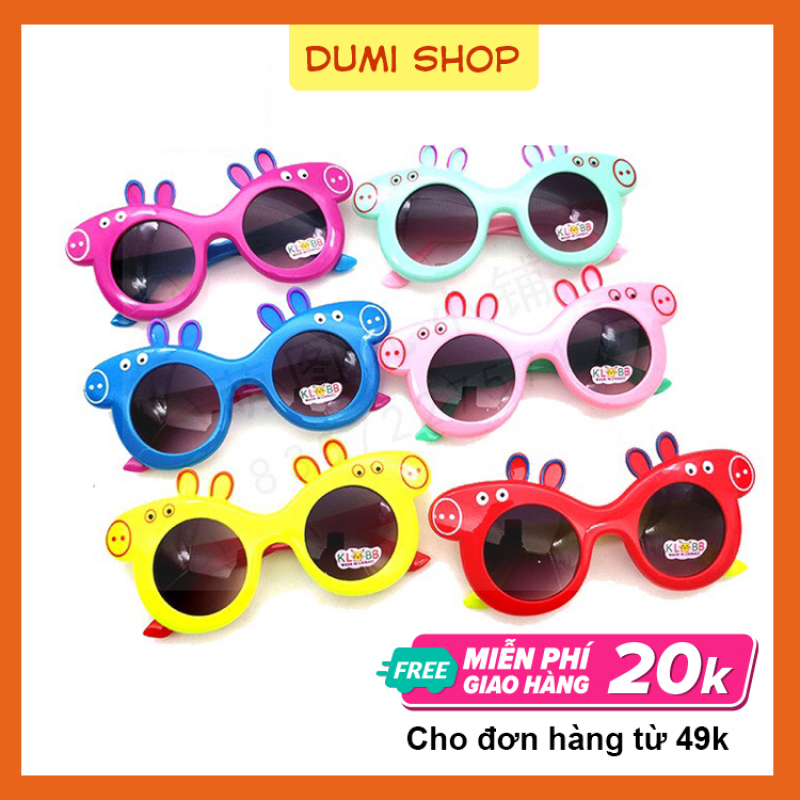 Giá bán Kính mát cho bé thiết kế hoạt hình dễ thương nhiều màu sắc - kính mát trẻ em Dumi Shop