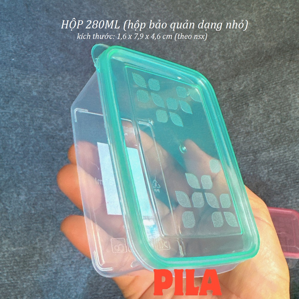 Combo 5 Hộp Nhựa Thực Phẩm Mini 280ML