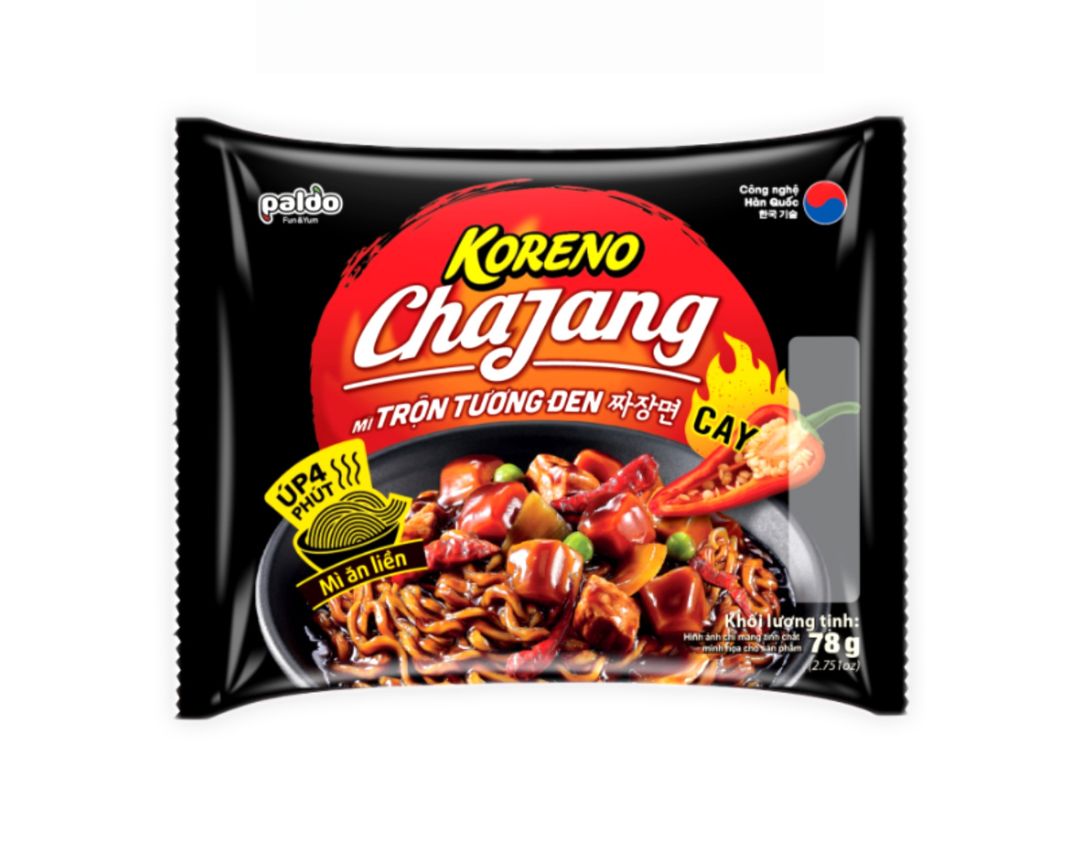 Mì trộn tương đen cay koreno 78g
