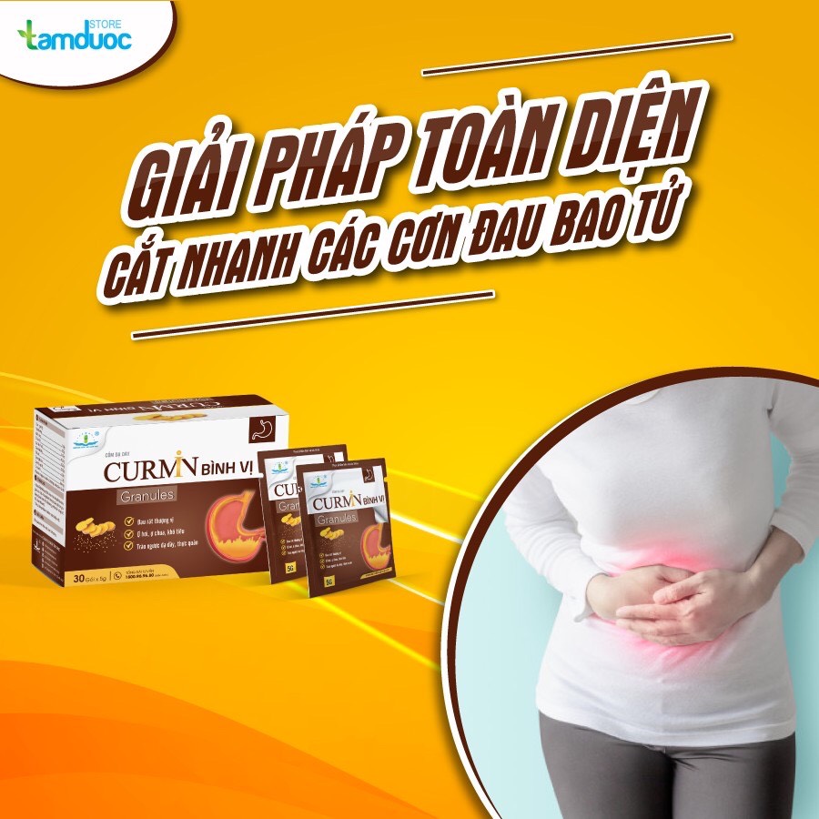 [HCM]Cốm Curmin Bình Vị Granules - hộp 30 gói