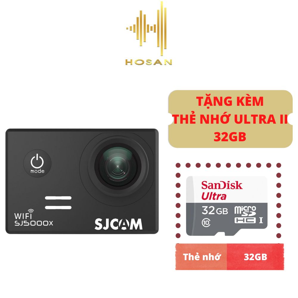 Camera hành trình SJCAM SJ5000X - Actioncam quay video 4k hỗ trợ chống rung GYRO Supersmooth (con quay hồi chuyển 6 trục)