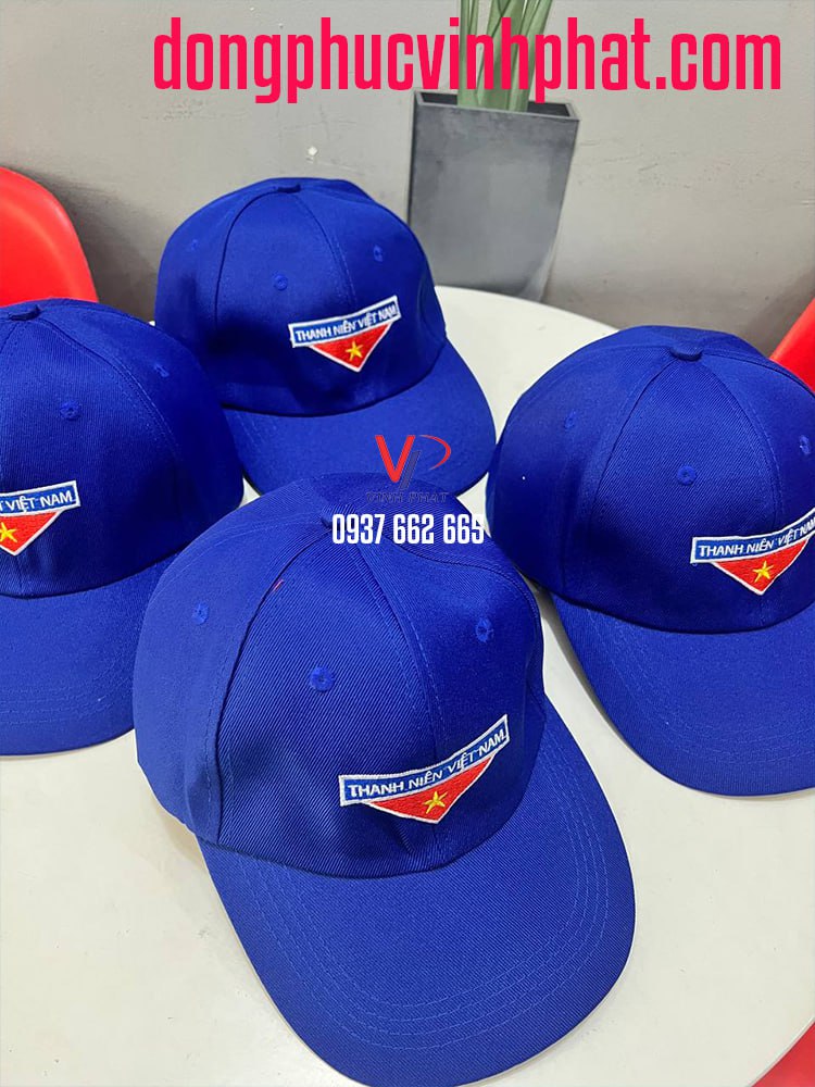 Nón kết đoàn - nón kết đoàn thanh niên chất vải kaki cotton cao cấp