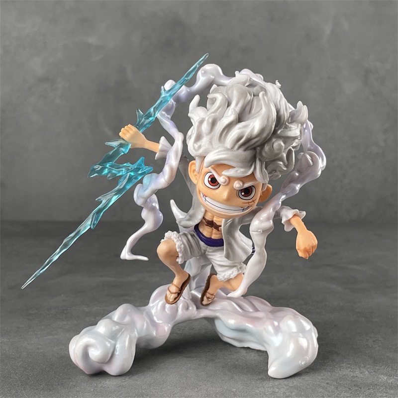 Mô hình One Piece - Luffy Gear 5 Thần Mặt Trời Chibi