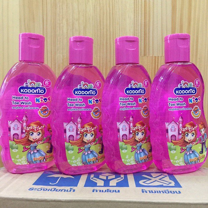 Dầu Tắm Gội Trẻ Em Kodomo 6+ Thái Lan - 200ml