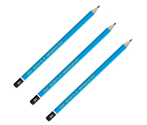 [HCM]Hộp 12 bút chì vẽ 2B Xanh dương GStar - 2B Art333