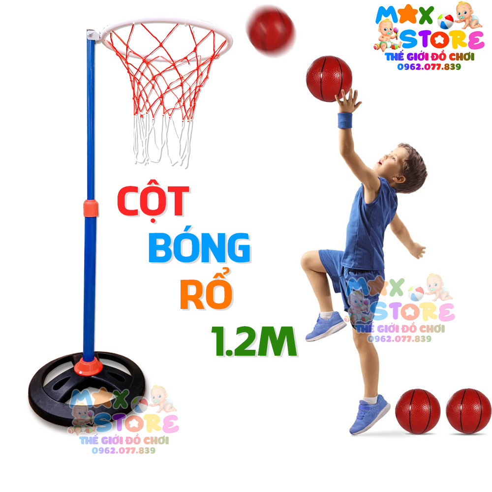 Cột ném bóng rổ loại to hàng đẹp đồ chơi trẻ em