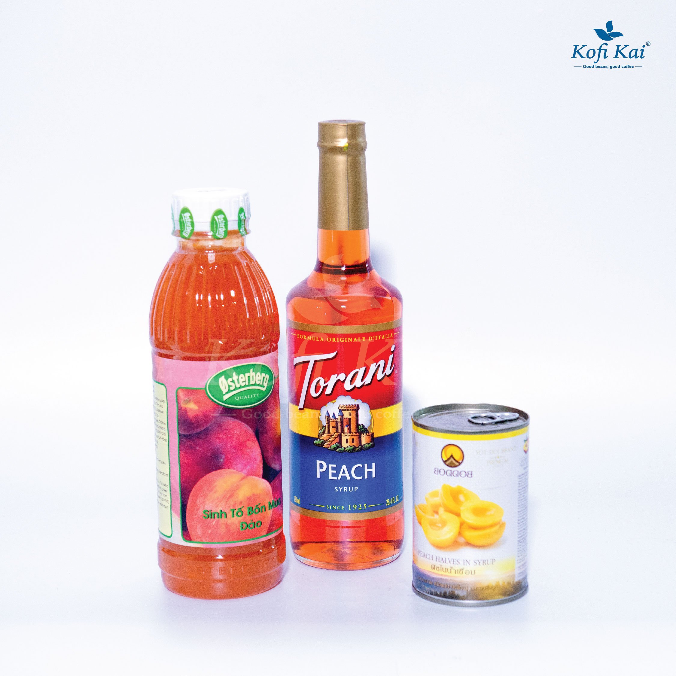 [HCM]Syrup Torani Đào Kofi Kai 750ml