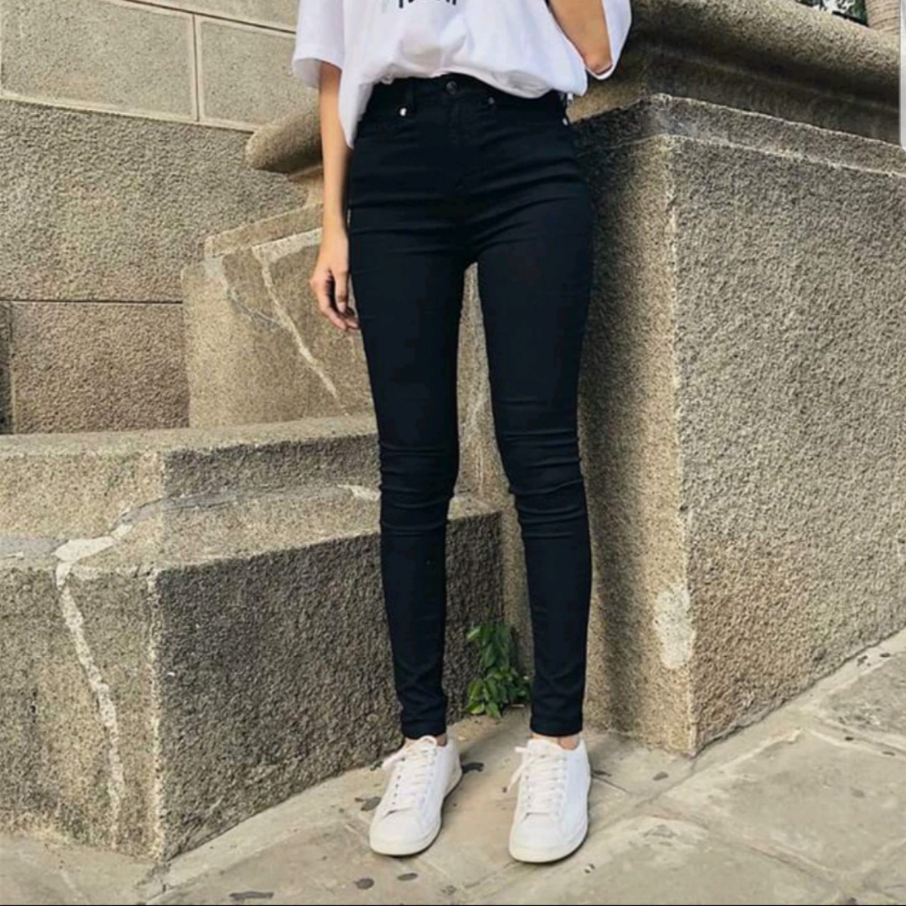 Quần kaki thun coton nữ co giãn mạnh