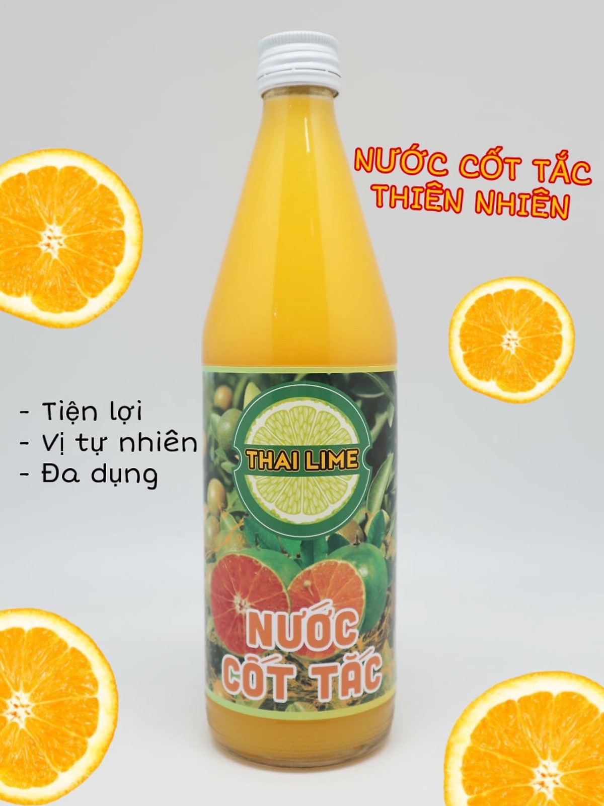 Nước cốt chanh, nước cốt tắc Thailime chai 500ml
