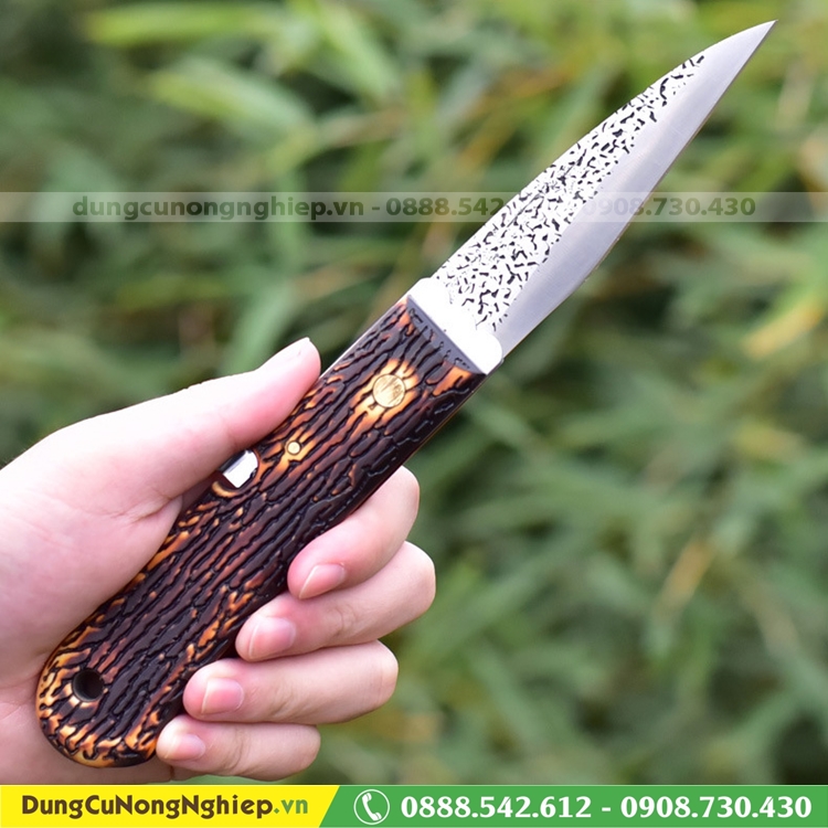 Dao ghép cành Mori Wood cán sừng