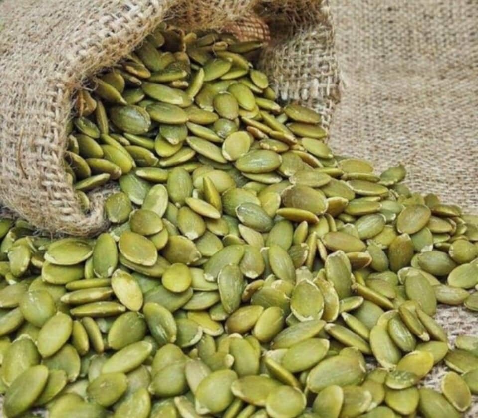 NHÂN HẠT BÍ XANH ( KHÔNG VỎ), (500gr)