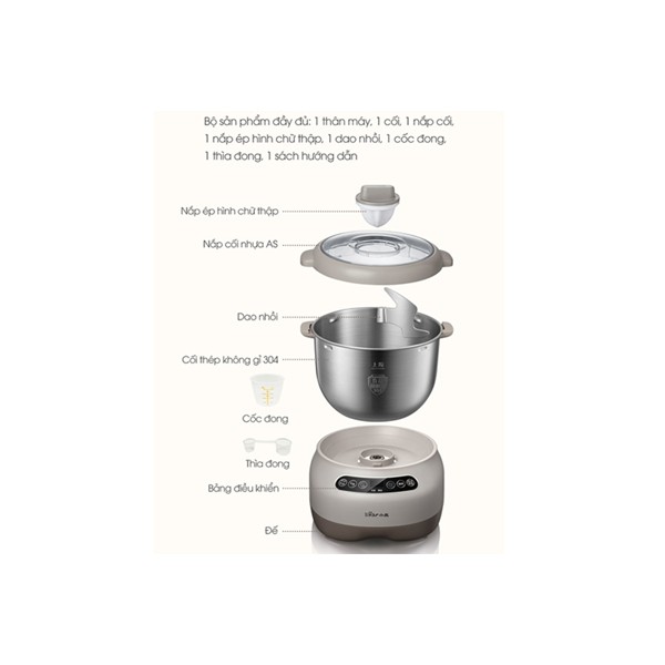 Máy trộn bột Bear 7L DM-B70V1 (HMJ-A70C1)