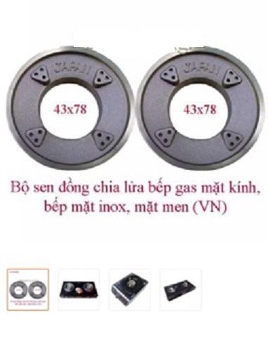 [Voucher 7% Max 800K] Mâm sen đồng chia lửa bếp gas kính và inox