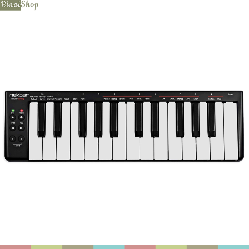 Nektar se25 - controller keyboard midi nhỏ gọn, 25 keys, tặng bitwig 8-track bản quyền