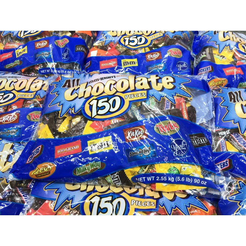 Socola Tổng Hợp M&M + Hersheys + Nestle (150 viên)