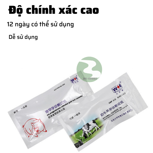 Que thử thai bò heo trâu