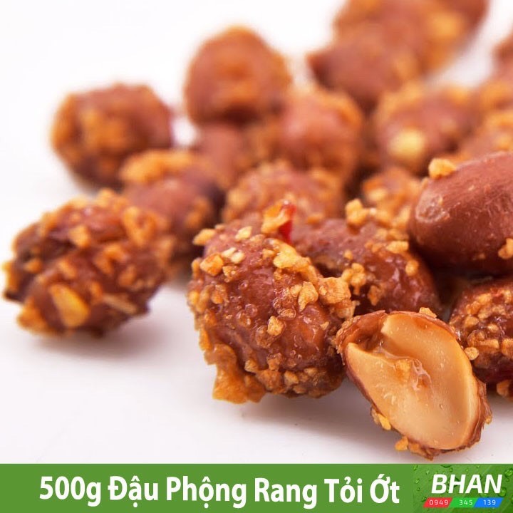 Đậu Phộng Rang Tỏi Ớt Lon Pet 250gram